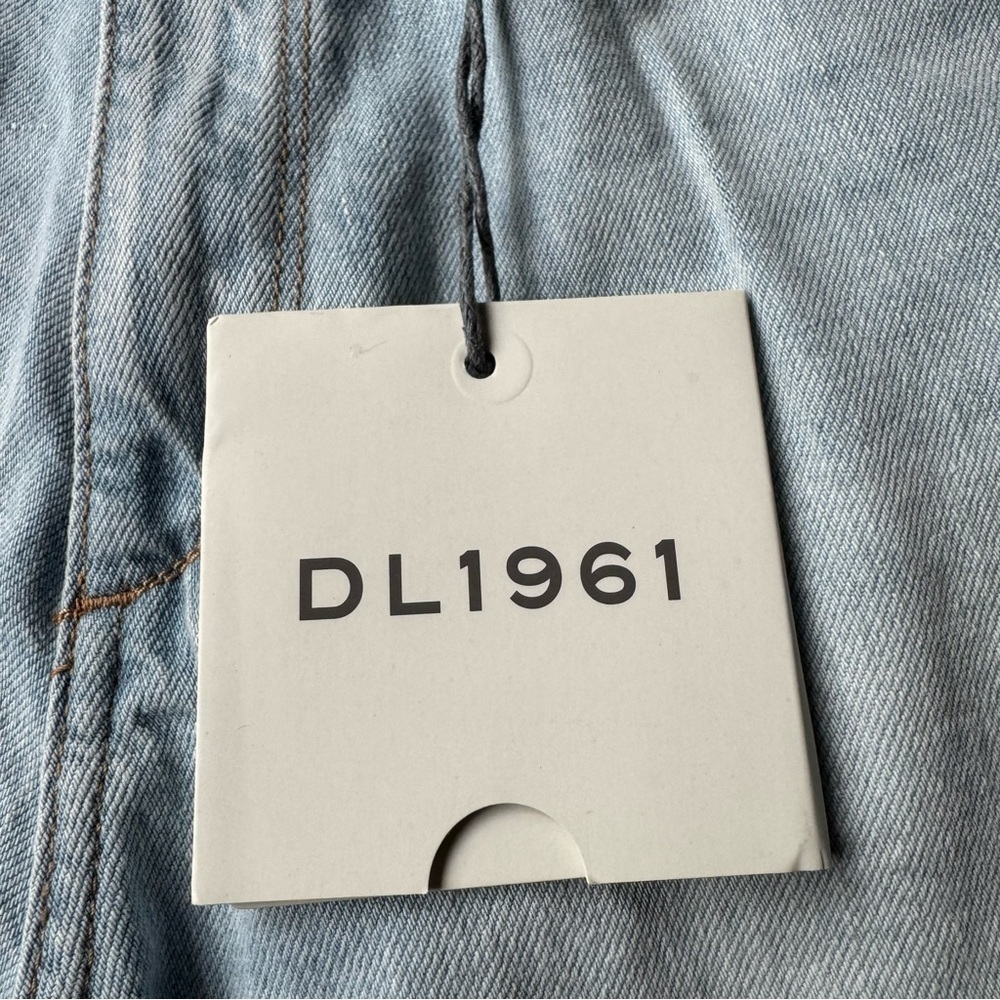 Anthropologie DL1961 Hepburn High-Rise Cropped Wide-Leg Jean NWT Size 26 - Picture 15 of 15